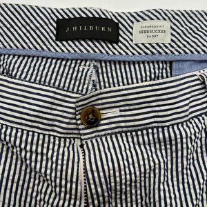 J. Hilburn Shorts pinstripe Seersucker